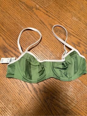 NWT Green Underwire Aerie Bikini Top